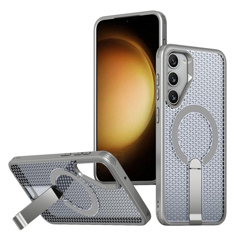 Honeycomb Cooling MagSafe Holder Phone Case, For Samsung Galaxy Xcover7 Pro, For Samsung Galaxy Xcover7, For Samsung Galaxy S24 Ultra 5G, For Samsung Galaxy S23+ 5G