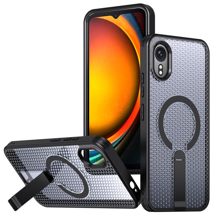 Honeycomb Cooling MagSafe Holder Phone Case, For Samsung Galaxy Xcover7 Pro, For Samsung Galaxy Xcover7, For Samsung Galaxy S24 Ultra 5G, For Samsung Galaxy S23+ 5G