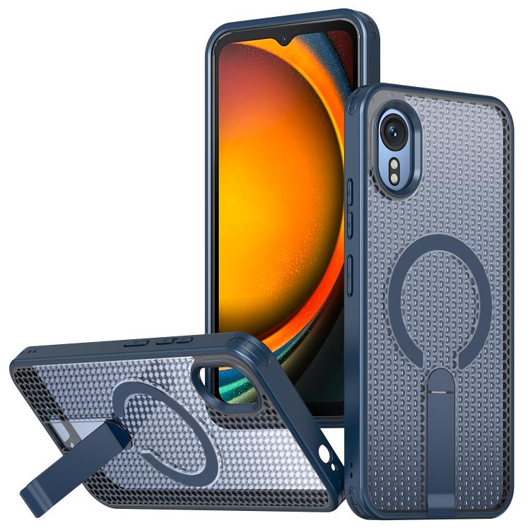 Honeycomb Cooling MagSafe Holder Phone Case, For Samsung Galaxy Xcover7 Pro, For Samsung Galaxy Xcover7, For Samsung Galaxy S24 Ultra 5G, For Samsung Galaxy S23+ 5G