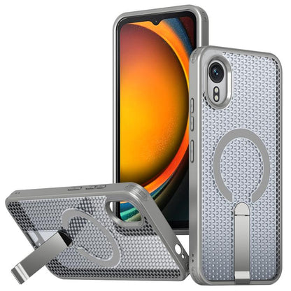 Honeycomb Cooling MagSafe Holder Phone Case, For Samsung Galaxy Xcover7 Pro, For Samsung Galaxy Xcover7, For Samsung Galaxy S24 Ultra 5G, For Samsung Galaxy S23+ 5G