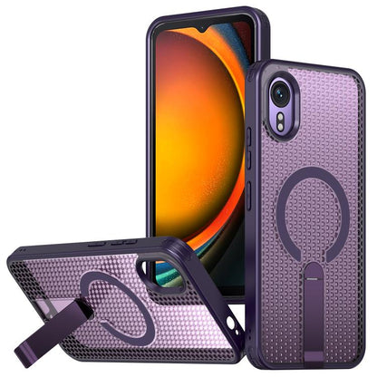 Honeycomb Cooling MagSafe Holder Phone Case, For Samsung Galaxy Xcover7 Pro, For Samsung Galaxy Xcover7, For Samsung Galaxy S24 Ultra 5G, For Samsung Galaxy S23+ 5G