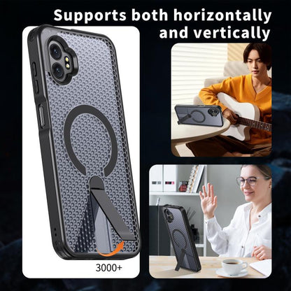 Honeycomb Cooling MagSafe Holder Phone Case, For Samsung Galaxy Xcover7 Pro, For Samsung Galaxy Xcover7, For Samsung Galaxy S24 Ultra 5G, For Samsung Galaxy S23+ 5G