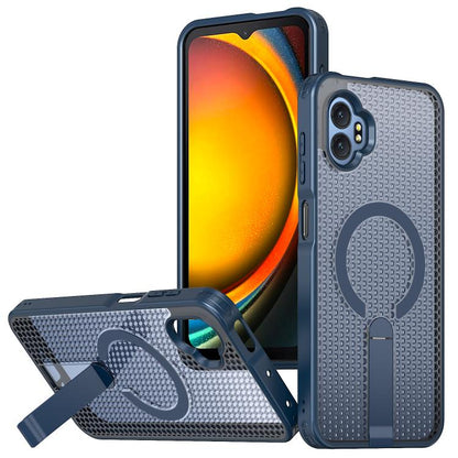 Honeycomb Cooling MagSafe Holder Phone Case, For Samsung Galaxy Xcover7 Pro, For Samsung Galaxy Xcover7, For Samsung Galaxy S24 Ultra 5G, For Samsung Galaxy S23+ 5G