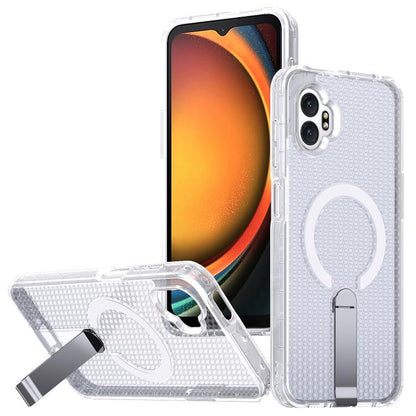 Honeycomb Cooling MagSafe Holder Phone Case, For Samsung Galaxy Xcover7 Pro, For Samsung Galaxy Xcover7, For Samsung Galaxy S24 Ultra 5G, For Samsung Galaxy S23+ 5G