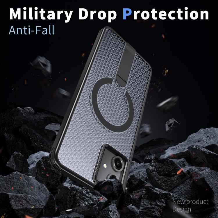 Honeycomb Cooling MagSafe Holder Phone Case, For Samsung Galaxy A06 5G / 4G, For Samsung Galaxy S25 5G / S24 5G, For Samsung Galaxy S25+ 5G / S24+ 5G, For Samsung Galaxy S25 Ultra 5G