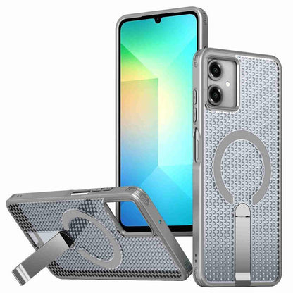 Honeycomb Cooling MagSafe Holder Phone Case, For Samsung Galaxy A06 5G / 4G, For Samsung Galaxy S25 5G / S24 5G, For Samsung Galaxy S25+ 5G / S24+ 5G, For Samsung Galaxy S25 Ultra 5G