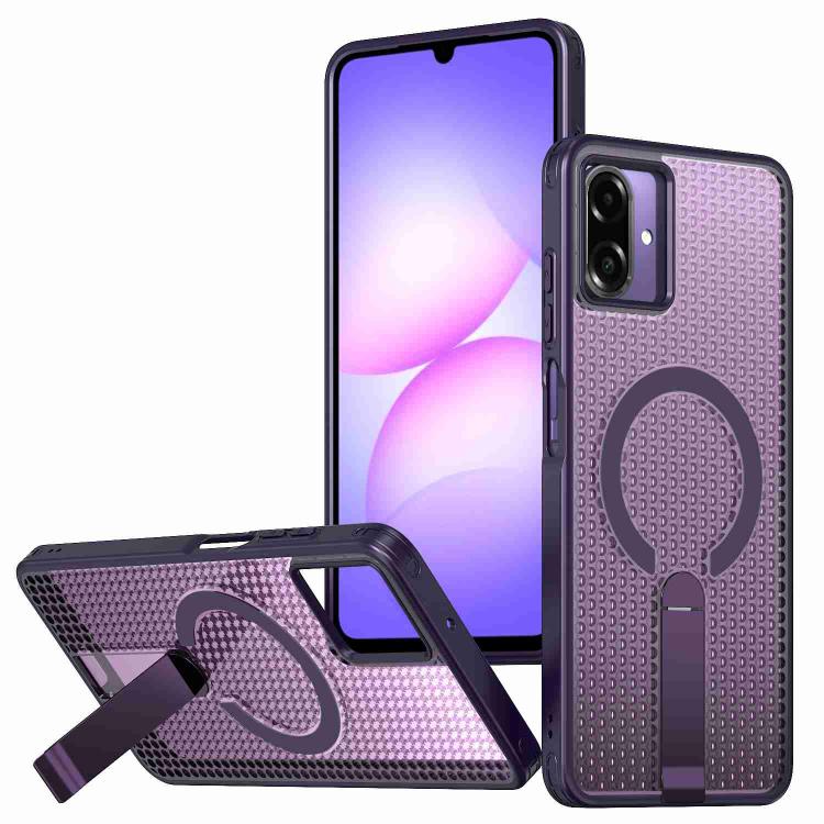 Honeycomb Cooling MagSafe Holder Phone Case, For Samsung Galaxy S26 Ultra 5G, For Samsung Galaxy A07 4G, For Samsung Galaxy A17 5G, For Samsung Galaxy M56 / F56 5G