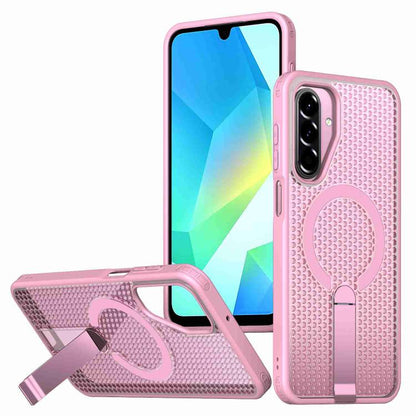 Honeycomb Cooling MagSafe Holder Phone Case, For Samsung Galaxy S26 Ultra 5G, For Samsung Galaxy A07 4G, For Samsung Galaxy A17 5G, For Samsung Galaxy M56 / F56 5G