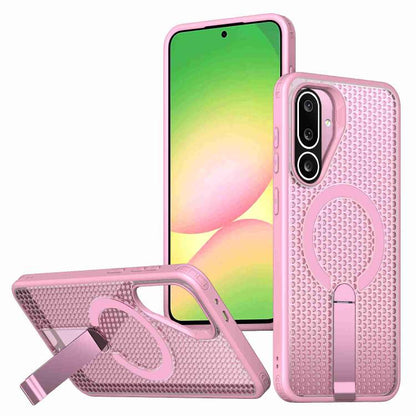 Honeycomb Cooling MagSafe Holder Phone Case, For Samsung Galaxy S26 Ultra 5G, For Samsung Galaxy A07 4G, For Samsung Galaxy A17 5G, For Samsung Galaxy M56 / F56 5G