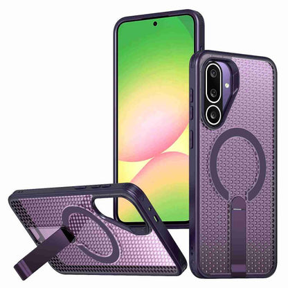 Honeycomb Cooling MagSafe Holder Phone Case, For Samsung Galaxy S26 Ultra 5G, For Samsung Galaxy A07 4G, For Samsung Galaxy A17 5G, For Samsung Galaxy M56 / F56 5G