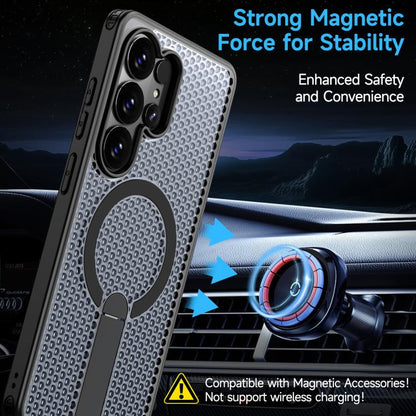 Honeycomb Cooling MagSafe Holder Phone Case, For Samsung Galaxy S26 Ultra 5G, For Samsung Galaxy A07 4G, For Samsung Galaxy A17 5G, For Samsung Galaxy M56 / F56 5G