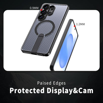 Honeycomb Cooling MagSafe Holder Phone Case, For Samsung Galaxy S26 Ultra 5G, For Samsung Galaxy A07 4G, For Samsung Galaxy A17 5G, For Samsung Galaxy M56 / F56 5G