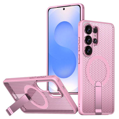 Honeycomb Cooling MagSafe Holder Phone Case, For Samsung Galaxy S26 Ultra 5G, For Samsung Galaxy A07 4G, For Samsung Galaxy A17 5G, For Samsung Galaxy M56 / F56 5G