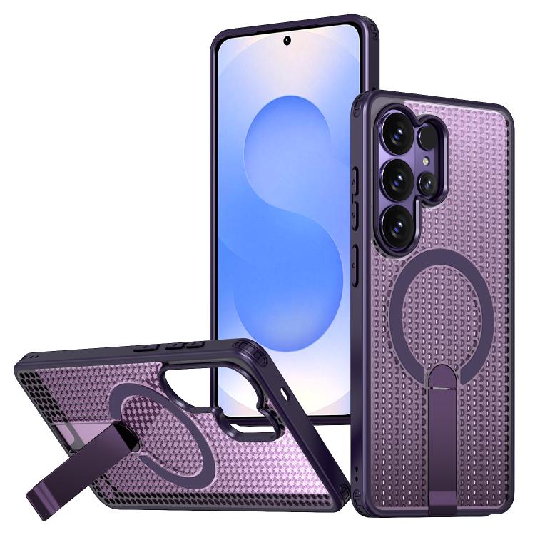Honeycomb Cooling MagSafe Holder Phone Case, For Samsung Galaxy S26 Ultra 5G, For Samsung Galaxy A07 4G, For Samsung Galaxy A17 5G, For Samsung Galaxy M56 / F56 5G
