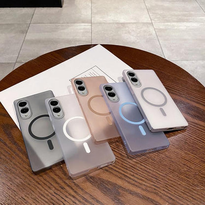 Ice Fog MagSafe PC Phone Case, For Samsung Galaxy S25 Edge 5G, For Samsung Galaxy S25 5G, For Samsung Galaxy S25+ 5G, For Samsung Galaxy S25 Ultra 5G