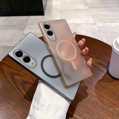 Ice Fog MagSafe PC Phone Case, For Samsung Galaxy S25 Edge 5G, For Samsung Galaxy S25 5G, For Samsung Galaxy S25+ 5G, For Samsung Galaxy S25 Ultra 5G