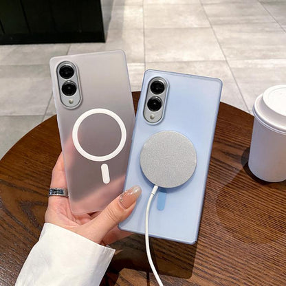 Ice Fog MagSafe PC Phone Case, For Samsung Galaxy S25 Edge 5G, For Samsung Galaxy S25 5G, For Samsung Galaxy S25+ 5G, For Samsung Galaxy S25 Ultra 5G