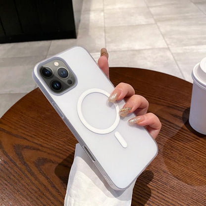 Ice Fog MagSafe PC Phone Case, For iPhone 14 Pro Max, For iPhone SE 2022 / SE 2020 / 8 / 7, For iPhone 13 Pro Max