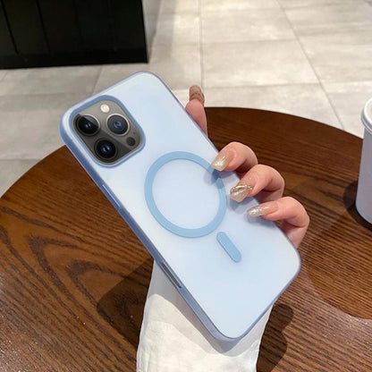 Ice Fog MagSafe PC Phone Case, For iPhone 14 Pro Max, For iPhone SE 2022 / SE 2020 / 8 / 7, For iPhone 13 Pro Max