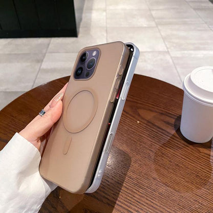 Ice Fog MagSafe PC Phone Case, For iPhone 14 Pro Max, For iPhone SE 2022 / SE 2020 / 8 / 7, For iPhone 13 Pro Max