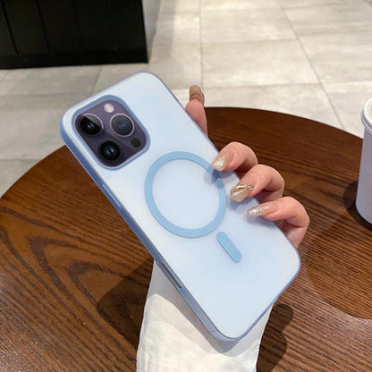 Ice Fog MagSafe PC Phone Case, For iPhone 14 Pro Max, For iPhone SE 2022 / SE 2020 / 8 / 7, For iPhone 13 Pro Max