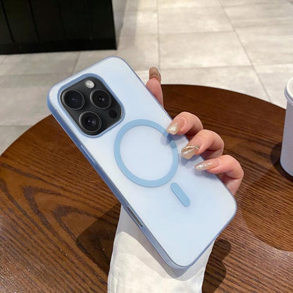 Ice Fog MagSafe PC Phone Case, For iPhone 15 Pro, For iPhone 15 Plus, For iPhone 15