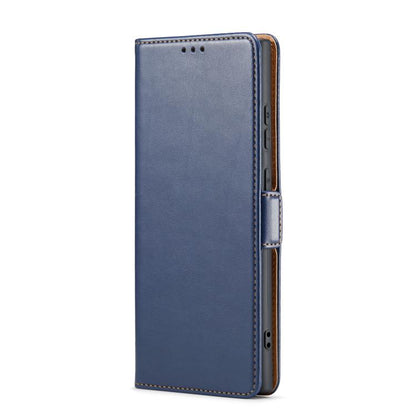Fierre Shann PU Genuine Leather Texture Phone Case, For Samsung Galaxy S25 Ultra 5G