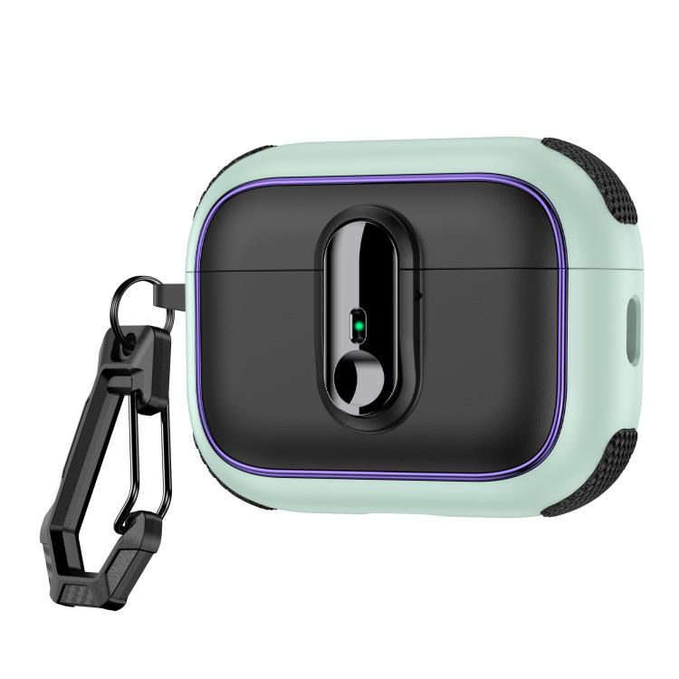 Armor Magnetic Wireless Earphones Case with Security Lock, For AirPods 4, For AirPods Pro 2