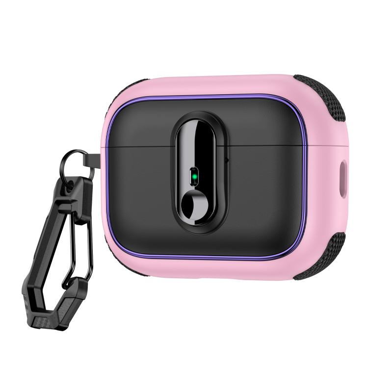 Armor Magnetic Wireless Earphones Case with Security Lock, For AirPods 4, For AirPods Pro 2