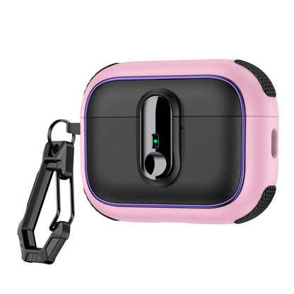 Armor Magnetic Wireless Earphones Case with Security Lock, For AirPods 4, For AirPods Pro 2