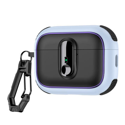 Armor Magnetic Wireless Earphones Case with Security Lock, For AirPods 4, For AirPods Pro 2