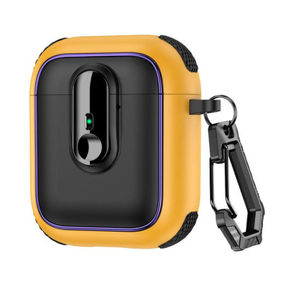 Armor Magnetic Wireless Earphones Case with Security Lock, For AirPods 1 / 2