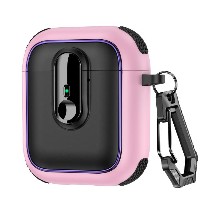 Armor Magnetic Wireless Earphones Case with Security Lock, For AirPods 1 / 2