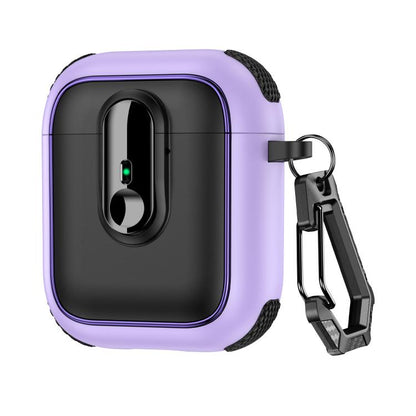 Armor Magnetic Wireless Earphones Case with Security Lock, For AirPods 1 / 2