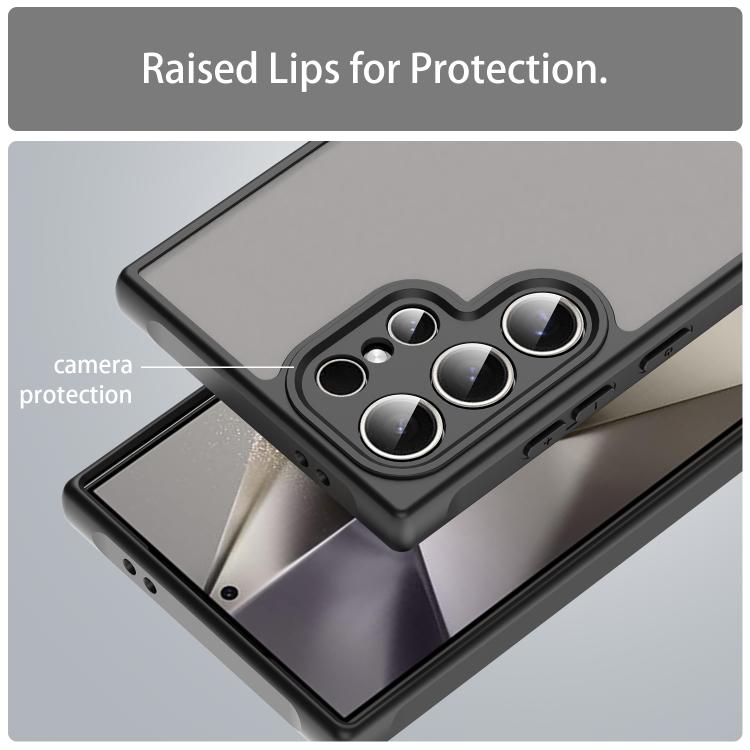 Fan Dun Series TPU Hybrid PC Frosted Phone Case, For Samsung Galaxy S24 Ultra 5G, For Samsung Galaxy S24+ 5G, For Samsung Galaxy S24 5G