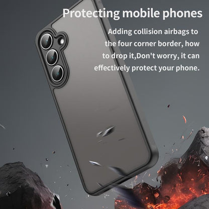 Fan Dun Series TPU Hybrid PC Frosted Phone Case, For Samsung Galaxy S25 FE 5G, For Samsung Galaxy S25 Edge 5G, For Samsung Galaxy S25 5G, For Samsung Galaxy S25+ 5G, For Samsung Galaxy S25 Ultra 5G, For Samsung Galaxy S24 FE 5G