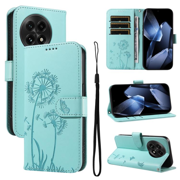 Dandelion Embossed Pattern Flip Leather Phone Case, For OnePlus Ace 5 Ultra, For OnePlus Nord CE5, For OnePlus 13R 5G Global, For OnePlus 13