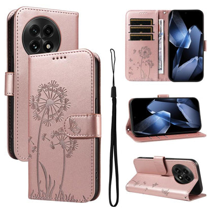 Dandelion Embossed Pattern Flip Leather Phone Case, For OnePlus Ace 5 Ultra, For OnePlus Nord CE5, For OnePlus 13R 5G Global, For OnePlus 13