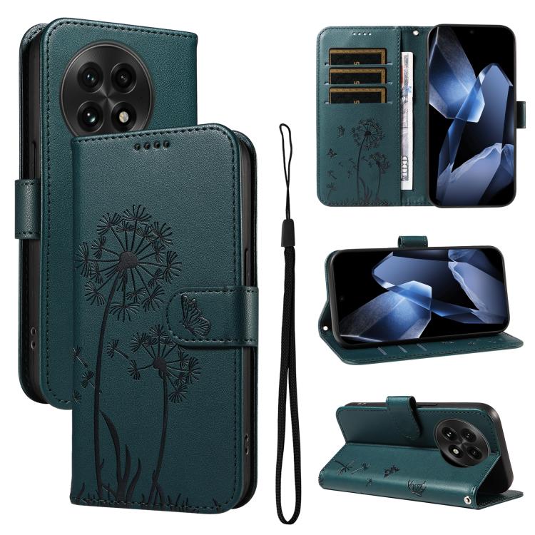 Dandelion Embossed Pattern Flip Leather Phone Case, For OnePlus Ace 5 Ultra, For OnePlus Nord CE5, For OnePlus 13R 5G Global, For OnePlus 13