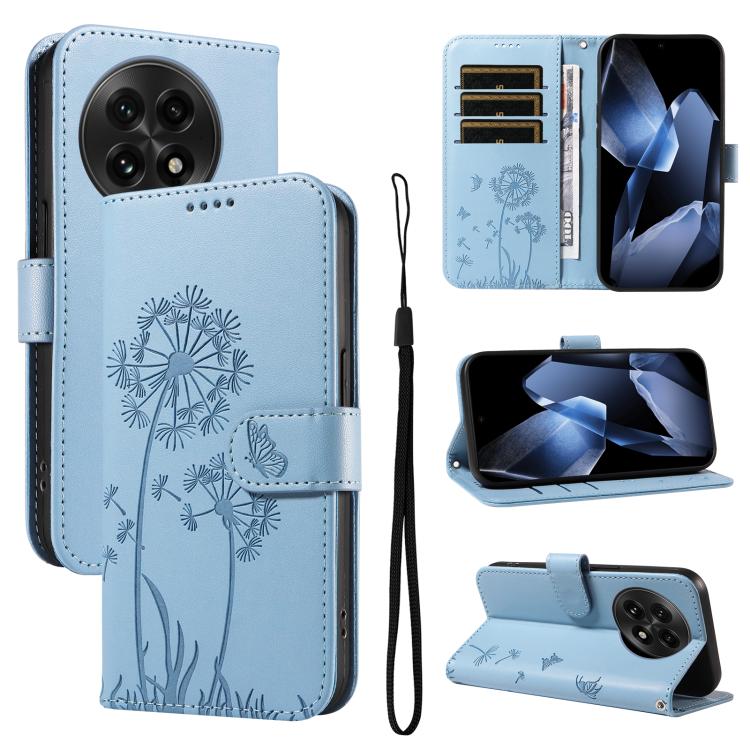 Dandelion Embossed Pattern Flip Leather Phone Case, For OnePlus Ace 5 Ultra, For OnePlus Nord CE5, For OnePlus 13R 5G Global, For OnePlus 13