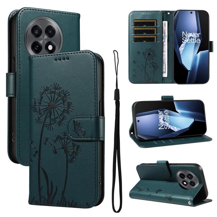 Dandelion Embossed Pattern Flip Leather Phone Case, For OnePlus Ace 5 Ultra, For OnePlus Nord CE5, For OnePlus 13R 5G Global, For OnePlus 13