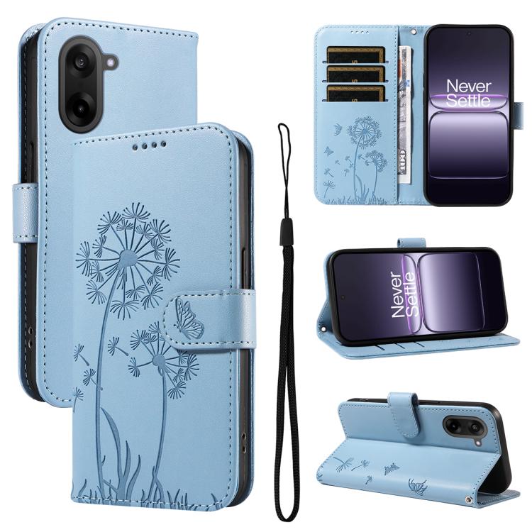 Dandelion Embossed Pattern Flip Leather Phone Case, For OnePlus Ace 5 Ultra, For OnePlus Nord CE5, For OnePlus 13R 5G Global, For OnePlus 13