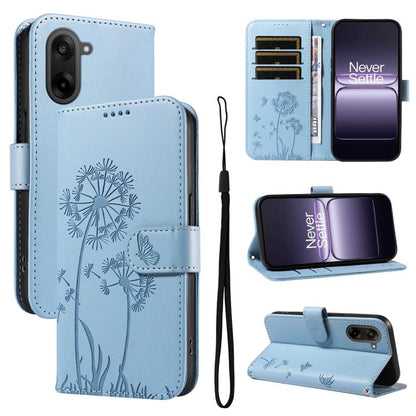 Dandelion Embossed Pattern Flip Leather Phone Case, For OnePlus Ace 5 Ultra, For OnePlus Nord CE5, For OnePlus 13R 5G Global, For OnePlus 13
