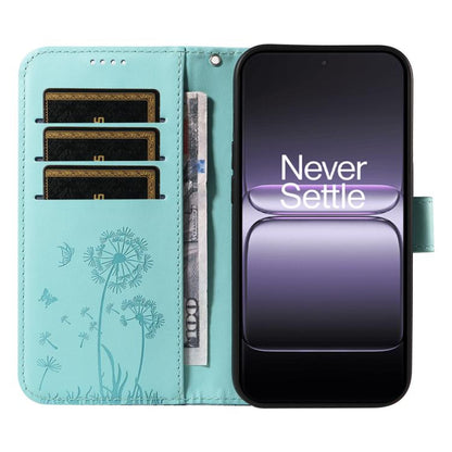 Dandelion Embossed Pattern Flip Leather Phone Case, For OnePlus Ace 5 Ultra, For OnePlus Nord CE5, For OnePlus 13R 5G Global, For OnePlus 13