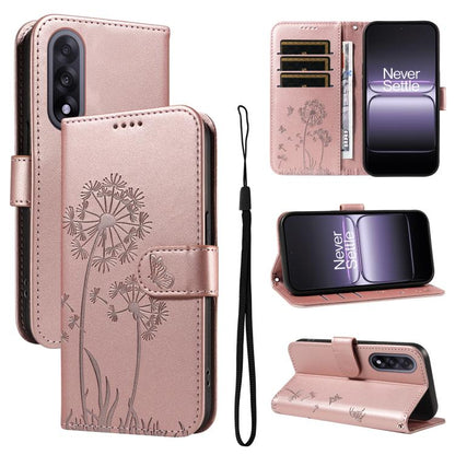 Dandelion Embossed Pattern Flip Leather Phone Case, For OnePlus Ace 5 Ultra, For OnePlus Nord CE5, For OnePlus 13R 5G Global, For OnePlus 13