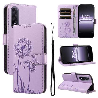 Dandelion Embossed Pattern Flip Leather Phone Case, For OnePlus Ace 5 Ultra, For OnePlus Nord CE5, For OnePlus 13R 5G Global, For OnePlus 13