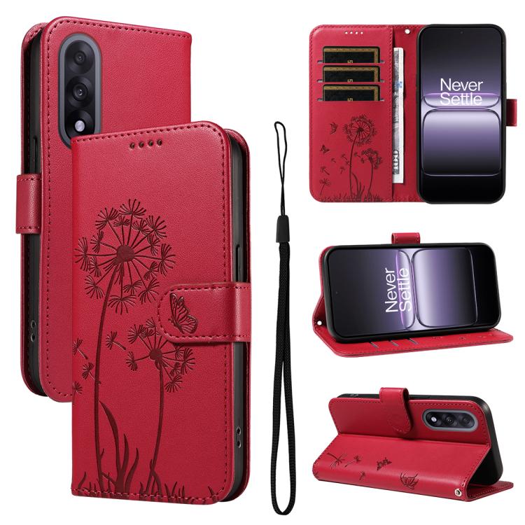 Dandelion Embossed Pattern Flip Leather Phone Case, For OnePlus Ace 5 Ultra, For OnePlus Nord CE5, For OnePlus 13R 5G Global, For OnePlus 13