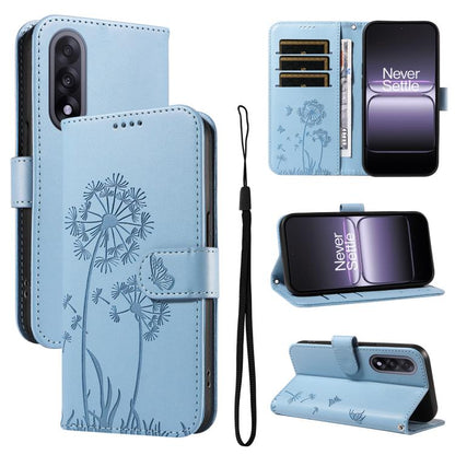 Dandelion Embossed Pattern Flip Leather Phone Case, For OnePlus Ace 5 Ultra, For OnePlus Nord CE5, For OnePlus 13R 5G Global, For OnePlus 13
