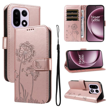 Dandelion Embossed Pattern Flip Leather Phone Case, For OnePlus Nord CE6 Lite/Turbo 6X, For OnePlus Ace 6 Ultra, For OnePlus Ace 6, For OnePlus 15