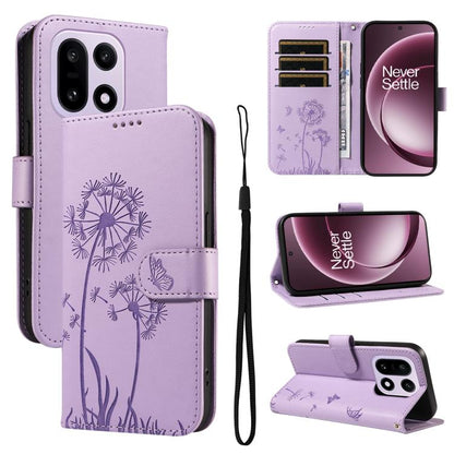 Dandelion Embossed Pattern Flip Leather Phone Case, For OnePlus Nord CE6 Lite/Turbo 6X, For OnePlus Ace 6 Ultra, For OnePlus Ace 6, For OnePlus 15